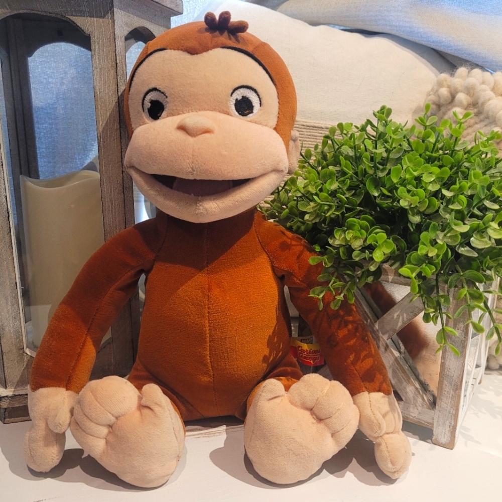 Curious George Marvel Tickle And Giggle Vintage Plush 2005 Works Collectible